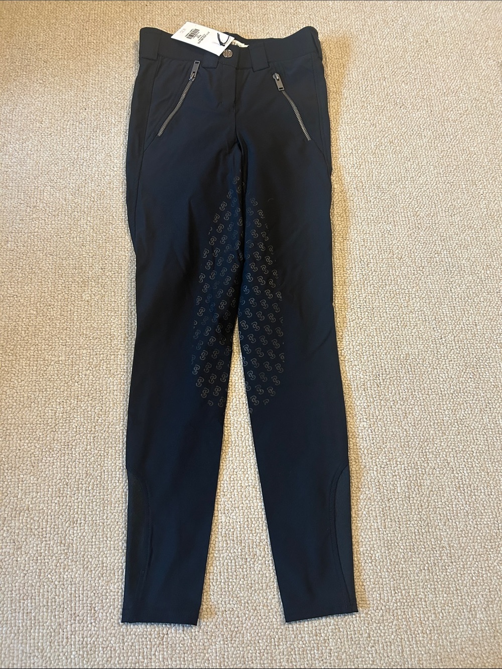 Women’s Black Riding Breeches with Silicone Grip